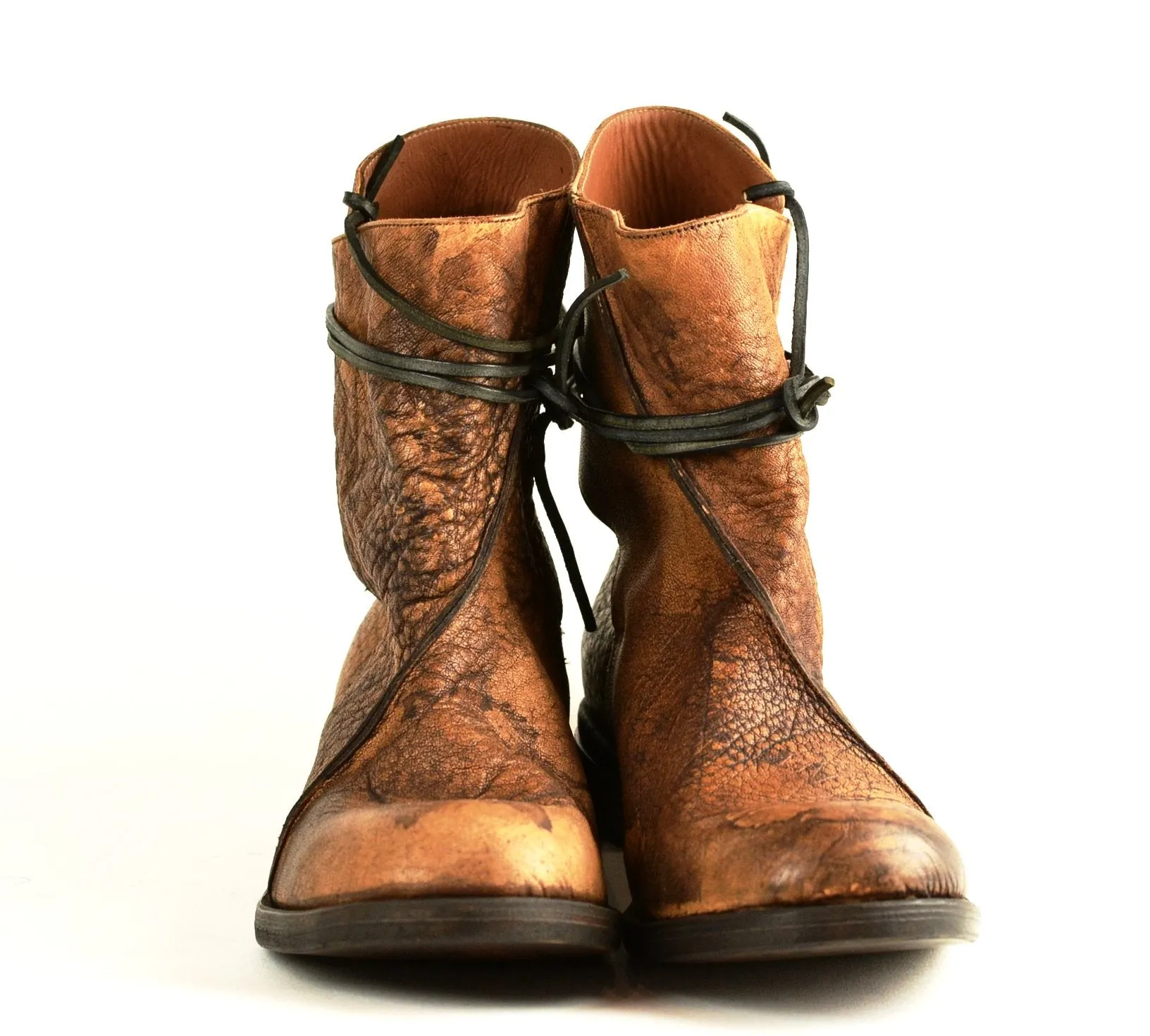 Lace around boot  |  Bison overdye