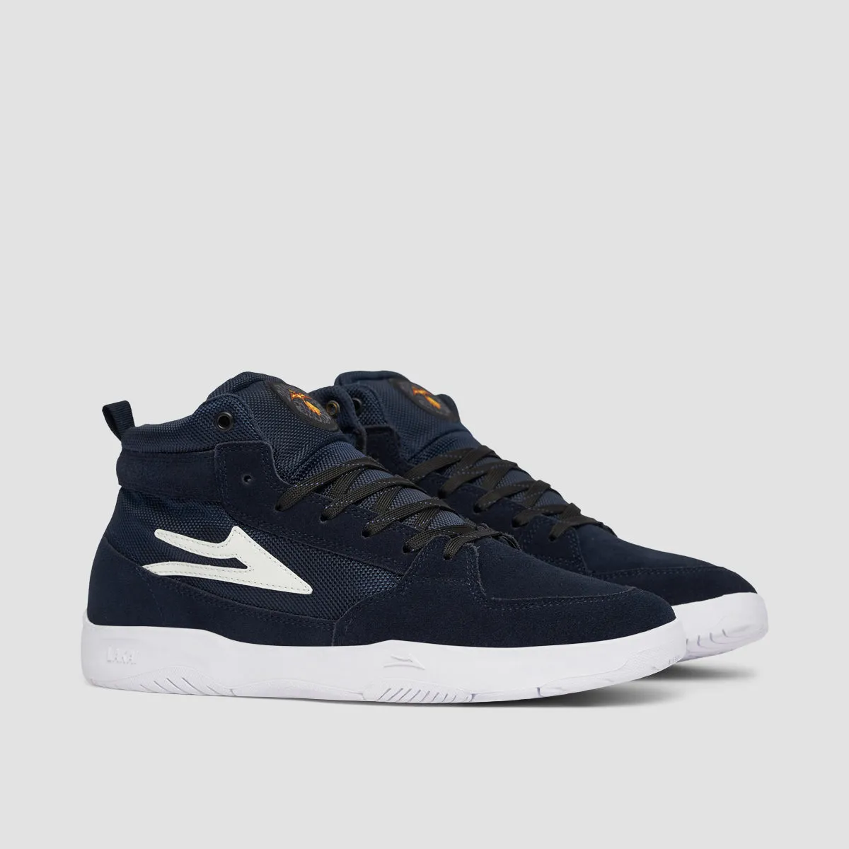 Lakai Trudger Shoes - Navy Suede