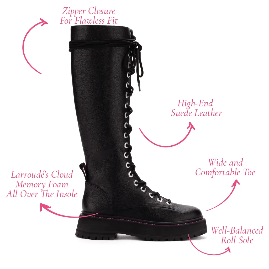 Lara Boot In Black Floater