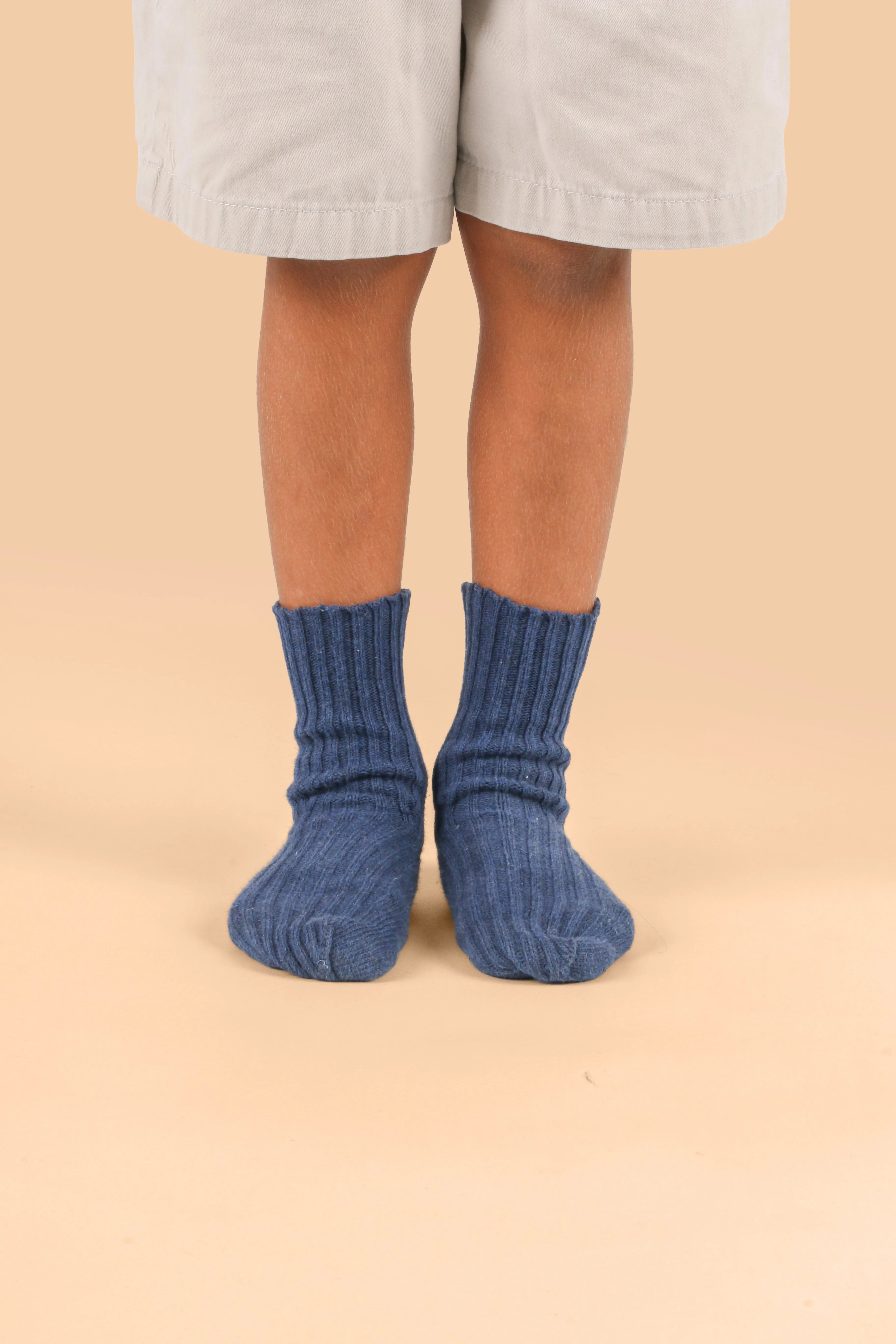 Latex-Free Organic Cotton Knitted Kids’ Socks (3pairs/pack)