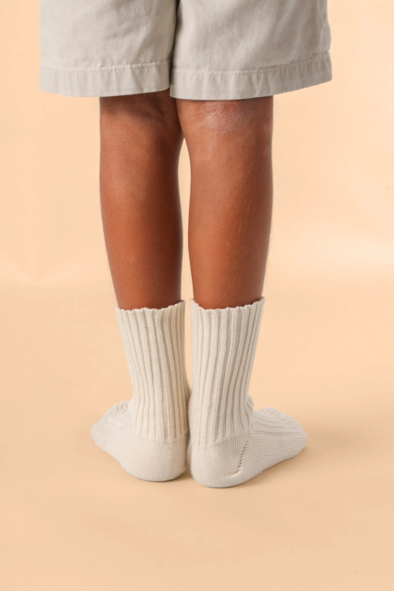 Latex-Free Organic Cotton Knitted Kids’ Socks (3pairs/pack)