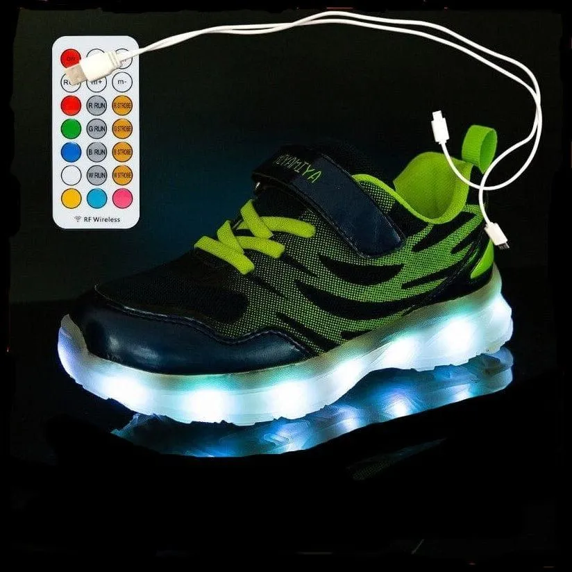 Led Usb Recharge Luminous Shoes For Kids