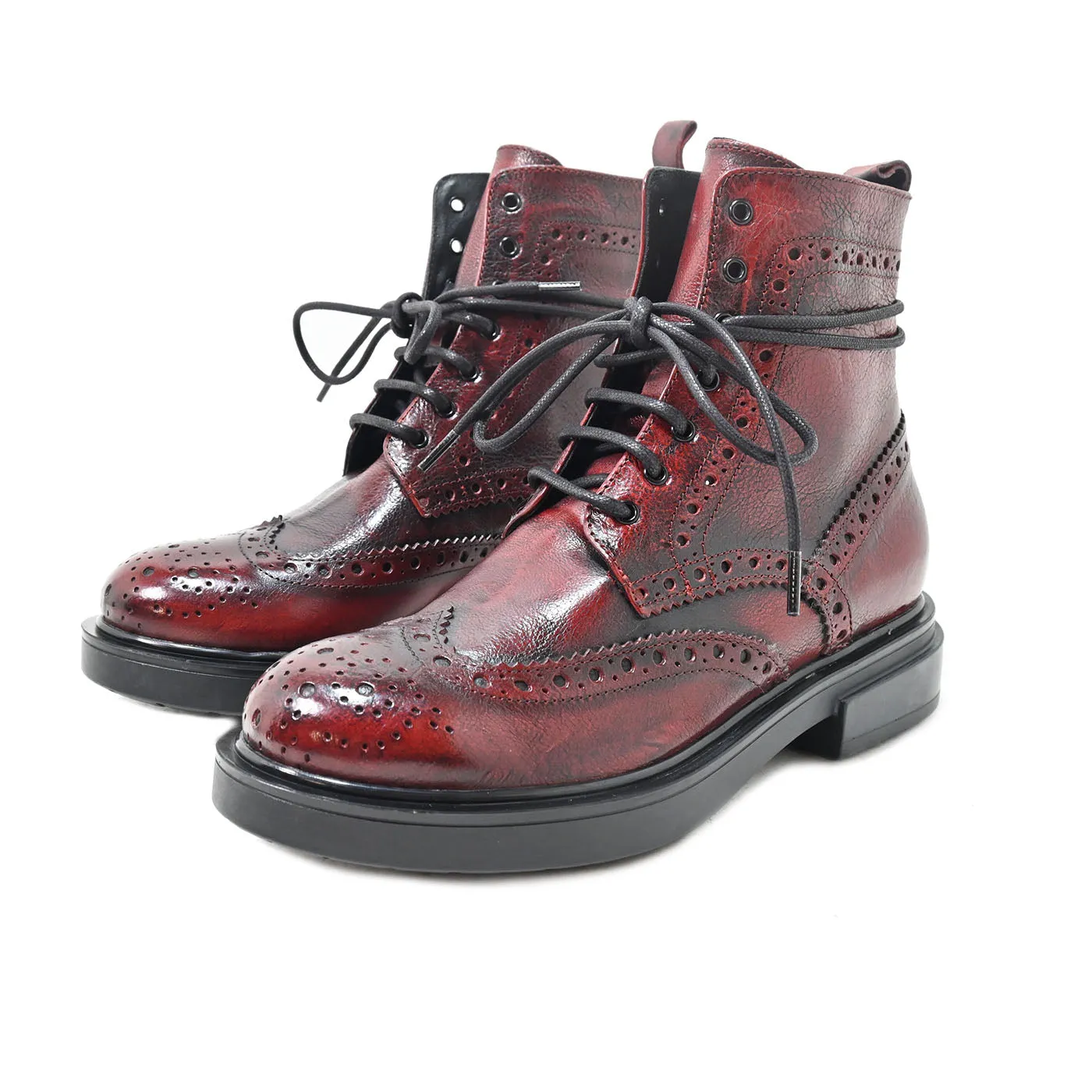 LELA 02 - lace-up ankle boots leather RUBY