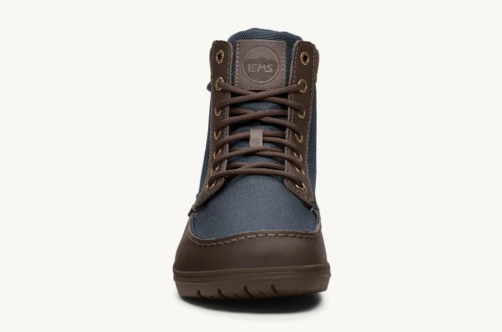 Lems Boulder Boot UK Sizes - Navy Stout