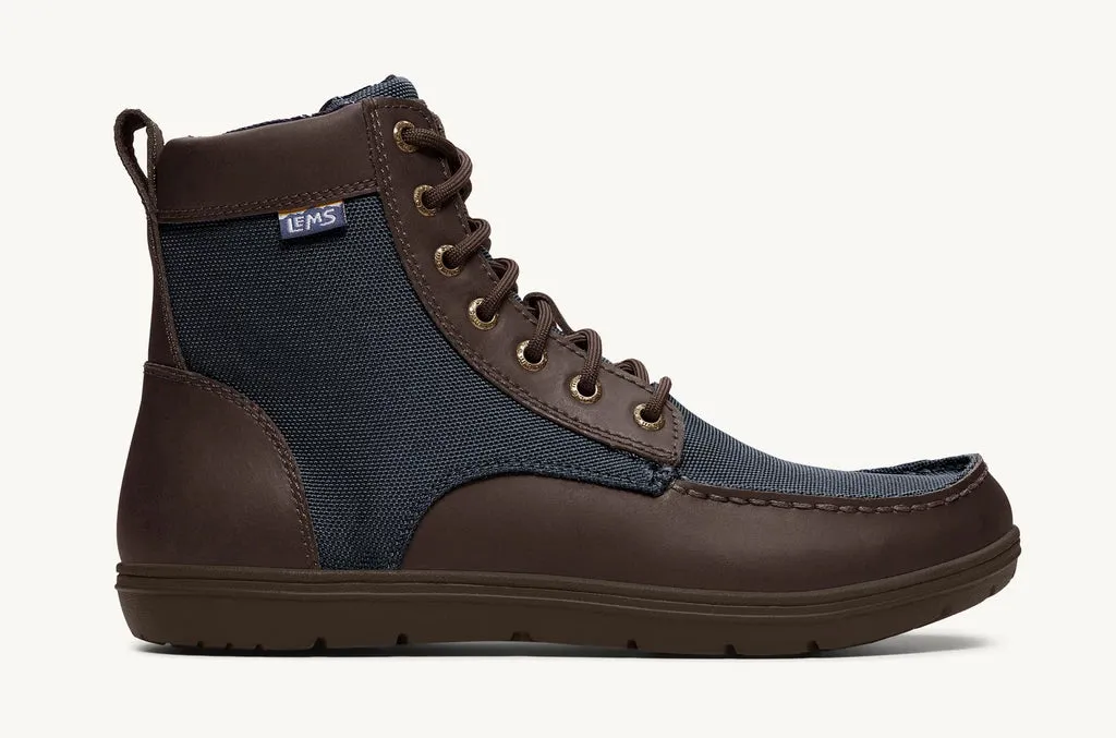 Lems Boulder Boot UK Sizes - Navy Stout