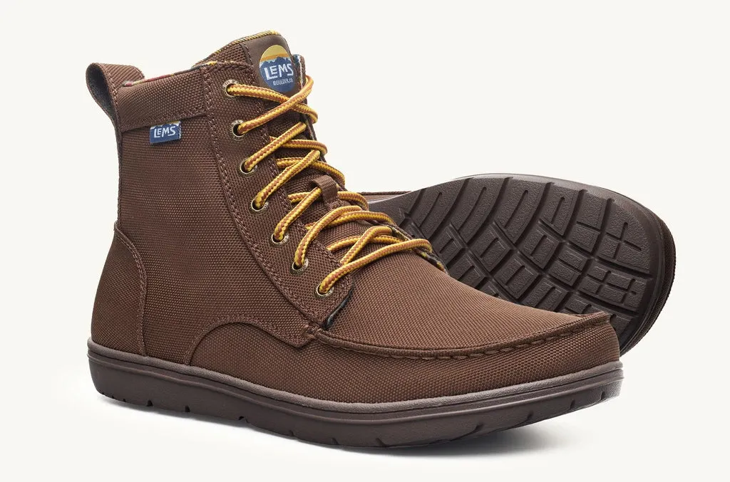 Lems Boulder Boot UK Sizes - Pinecone VEGAN