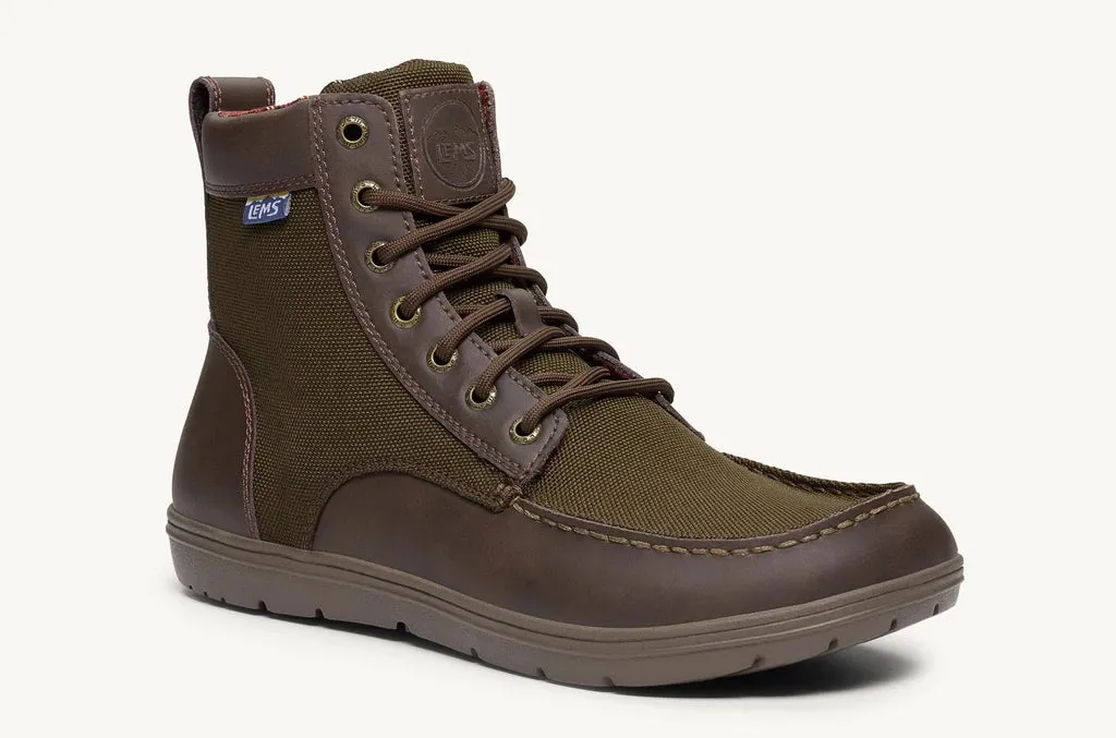 Lems Boulder Boot UK Sizes - Timber