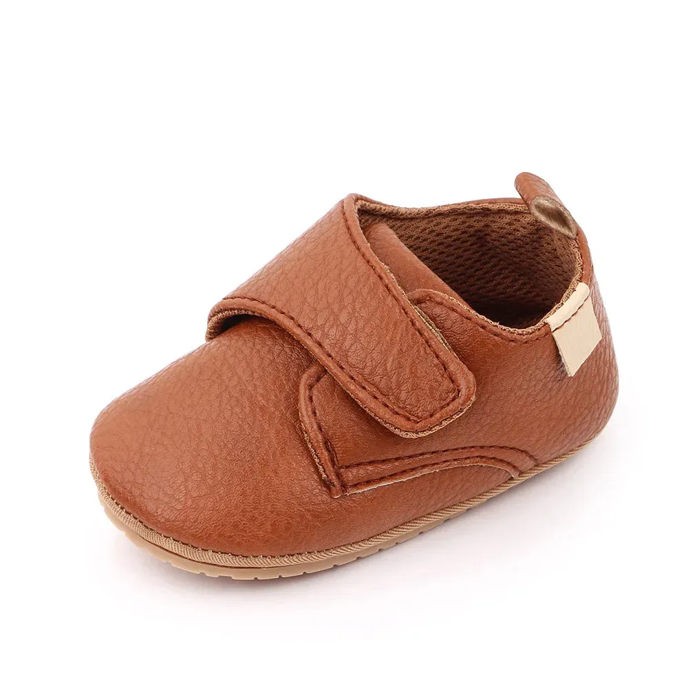 Little Pacer Eco-Leather Velcro Shoes