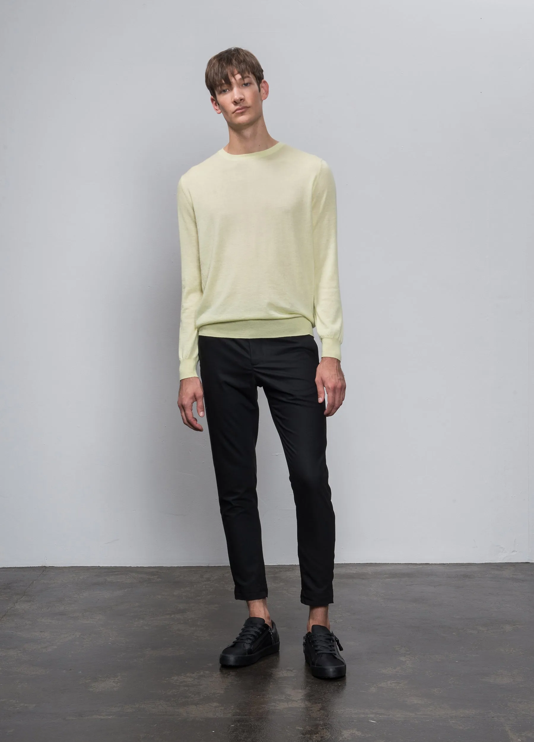 Men Lightweight Crew Neck_Key Lime