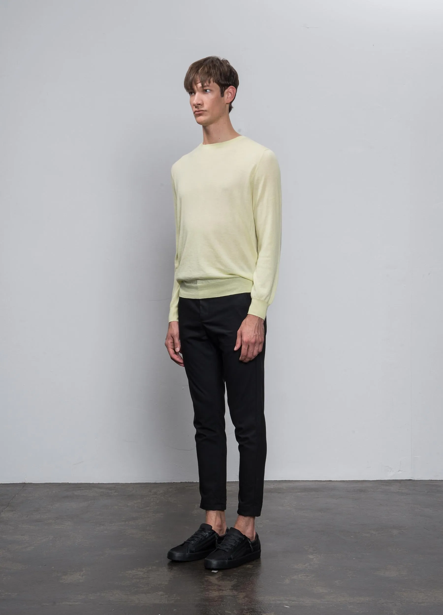 Men Lightweight Crew Neck_Key Lime