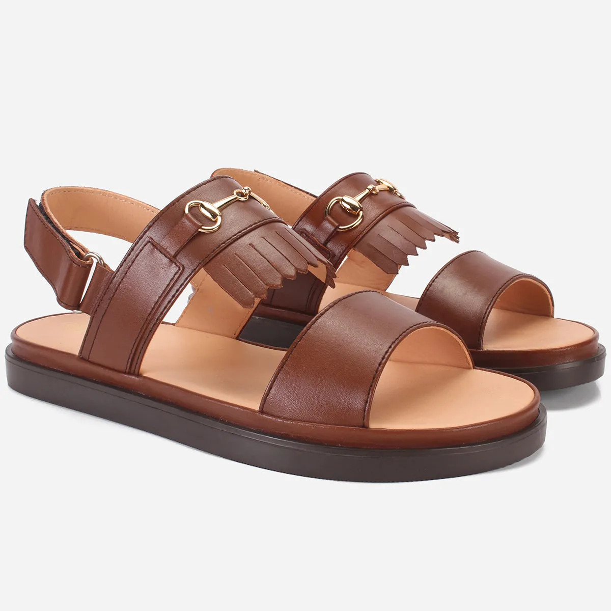 Mens "BISON" Strappy Open Toe Sandals