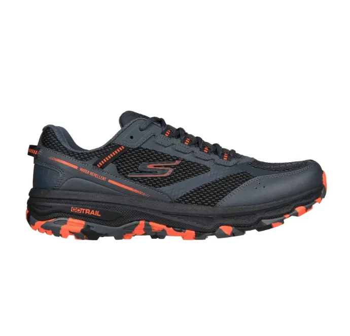 Mens Skechers Gorun Trail Altitude - Marble Rock Shoes Charcoal/Orange