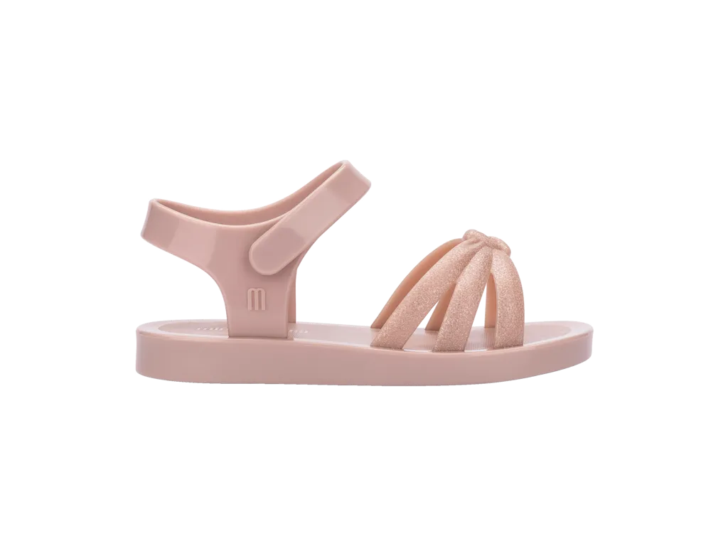 Mini Melissa Precious Sandal BB - Glitter Pink