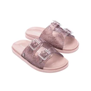 Mini Melissa Wide Kid - Pink Glitter