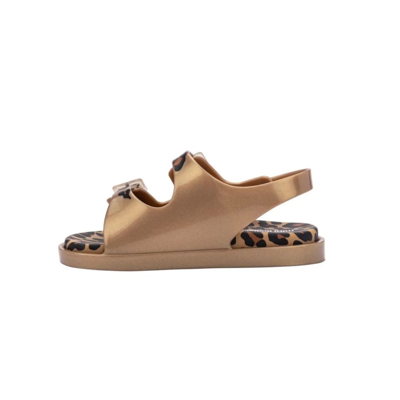 Mini Melissa Wide Sandal BB - Gold / Brown