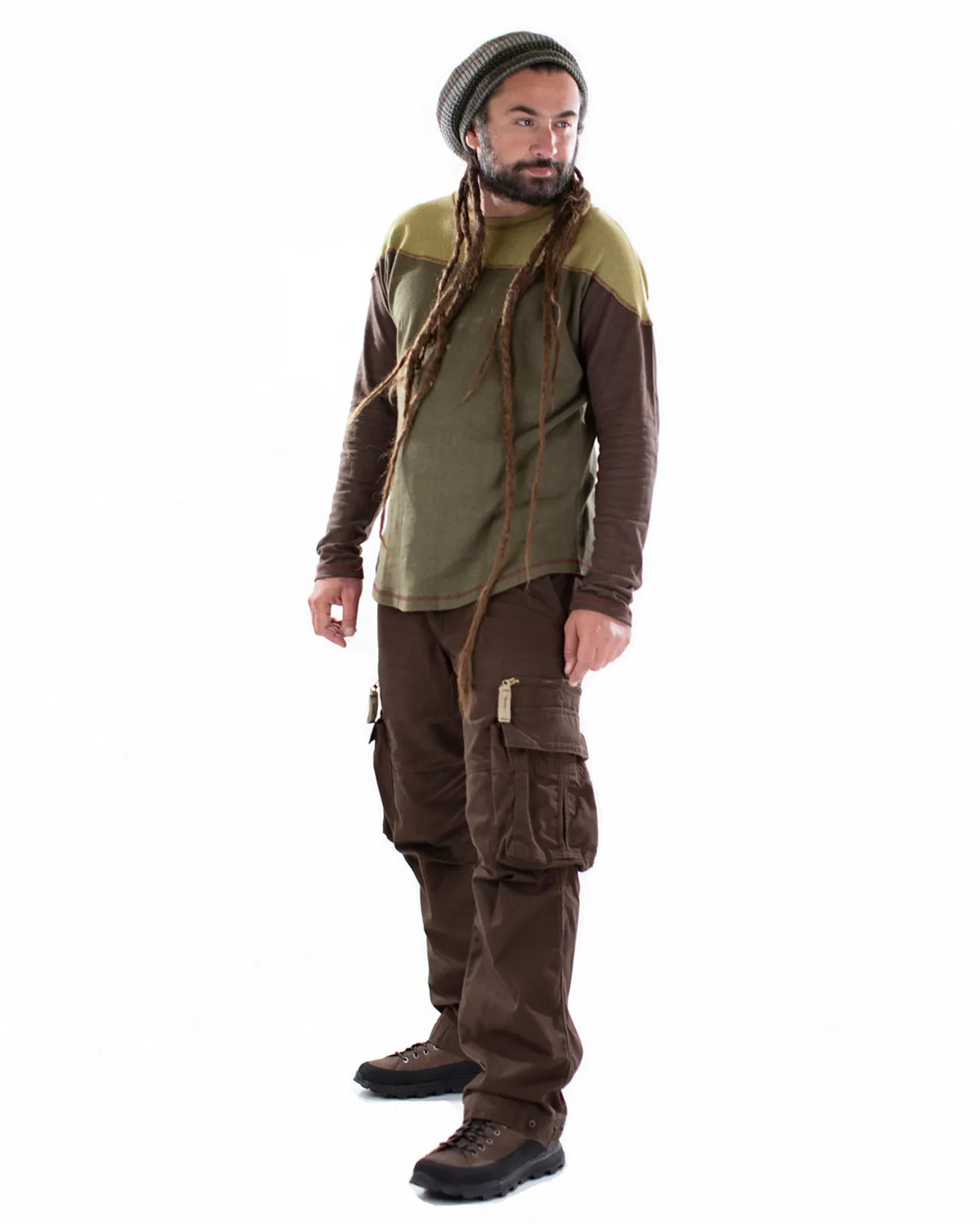 Molecule Cargo Combat Trousers Brown