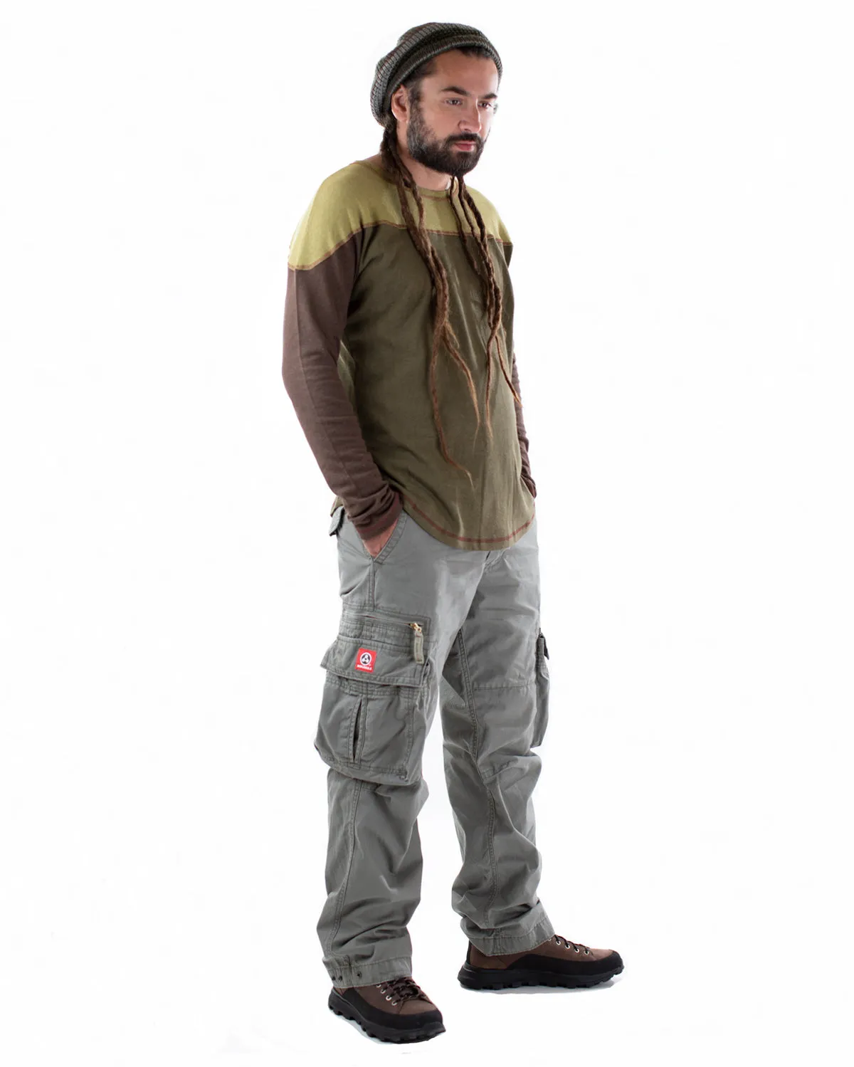 Molecule Cargo Combat Trousers Green