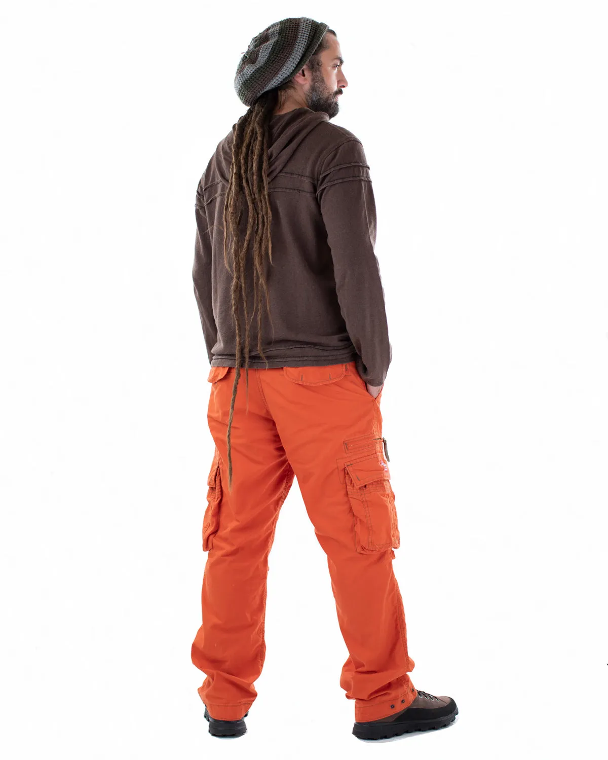 Molecule Cargo Combat Trousers Orange