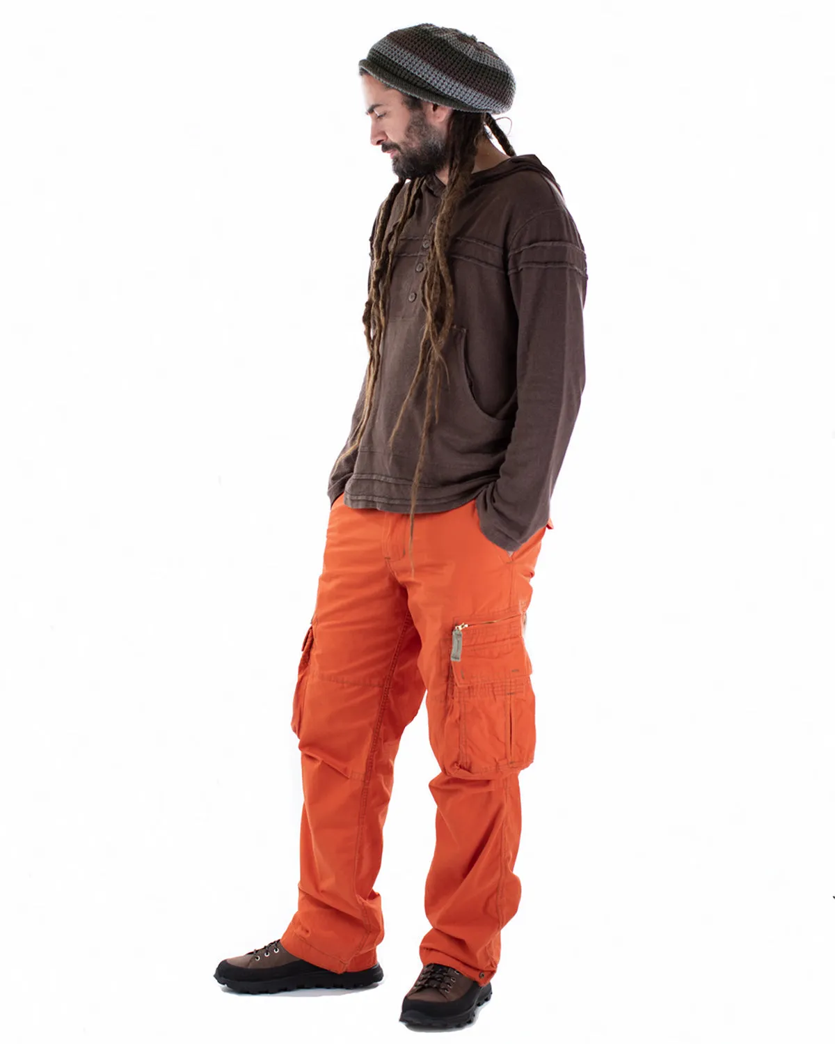 Molecule Cargo Combat Trousers Orange