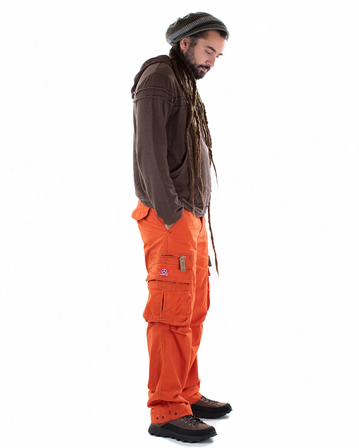 Molecule Cargo Combat Trousers Orange