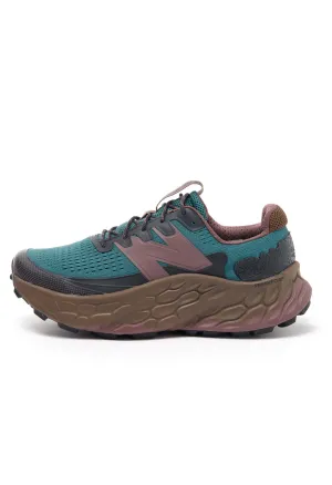 New Balance Men's Fresh Foam X More Trail V3 Trainers - Dark Mushroom / New Spruce