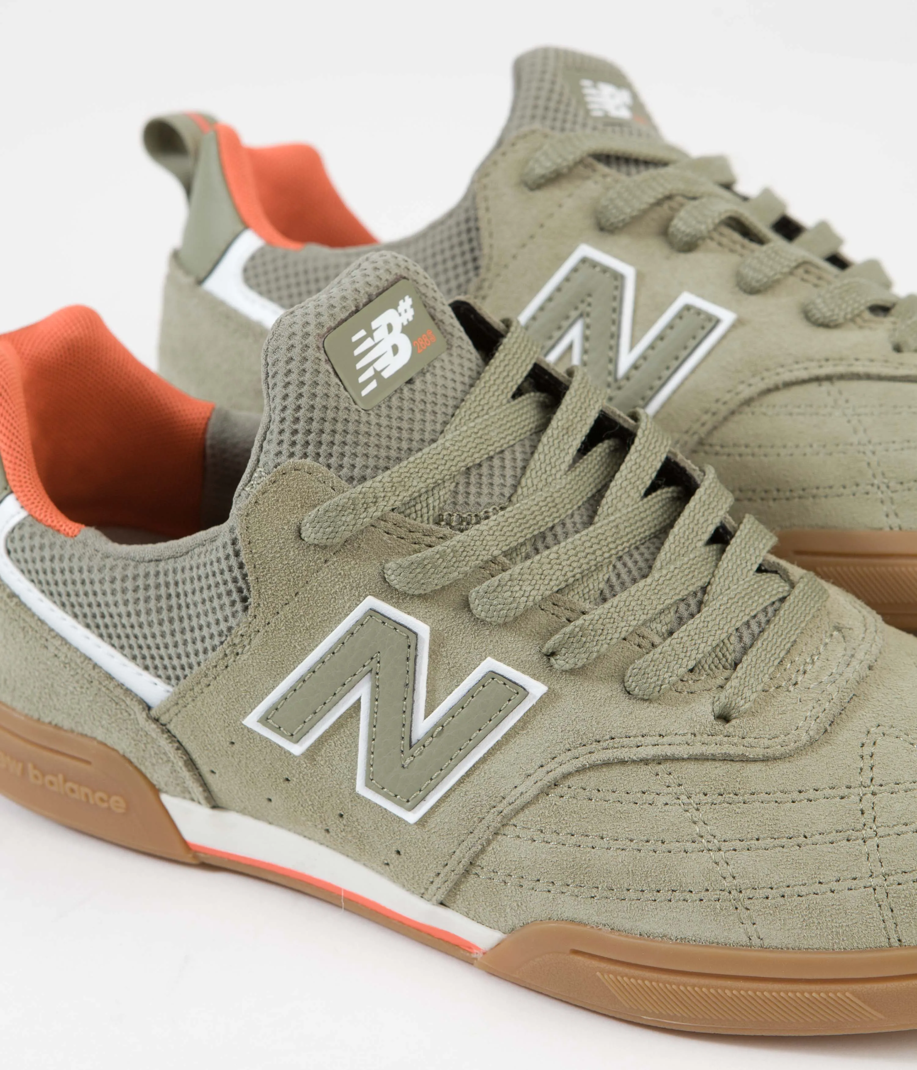 New Balance Numeric 288 Shoes - Olive / White