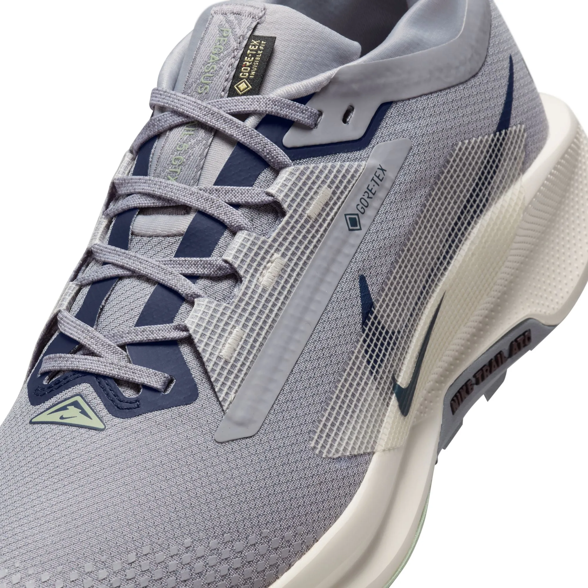 Nike Men's Pegasus Trail 5 GORE-TEX Trail Running Shoes Cement Grey / Midnight Navy