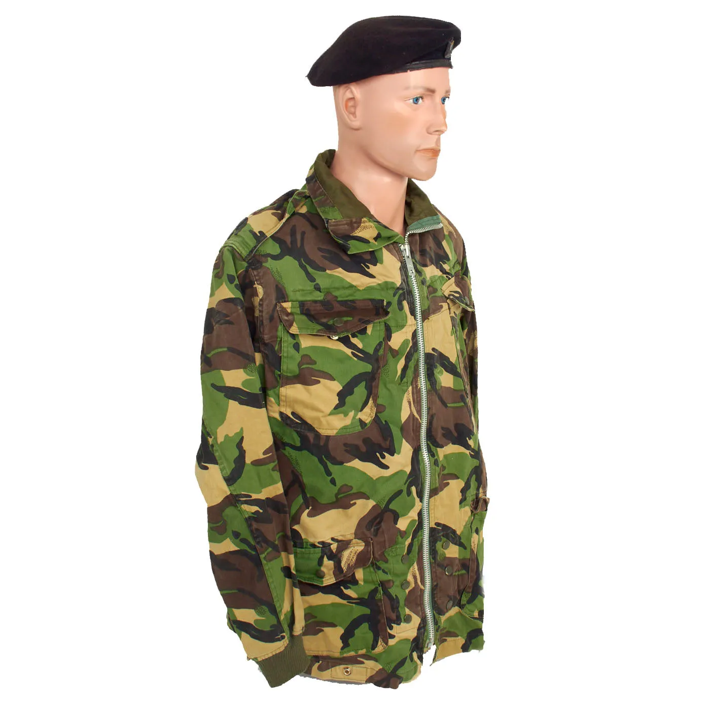 Original Persian Gulf War Iraqi Republican Guard Special Forces DPM Camouflage Dennison Jump Smock With Beret