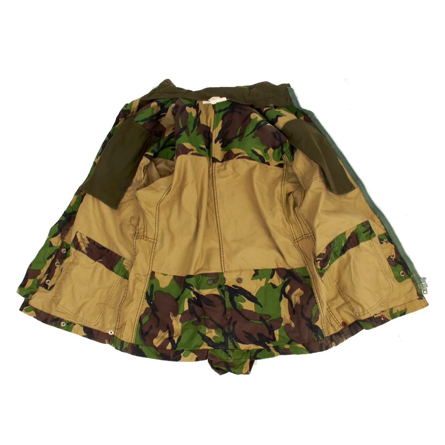 Original Persian Gulf War Iraqi Republican Guard Special Forces DPM Camouflage Dennison Jump Smock With Beret