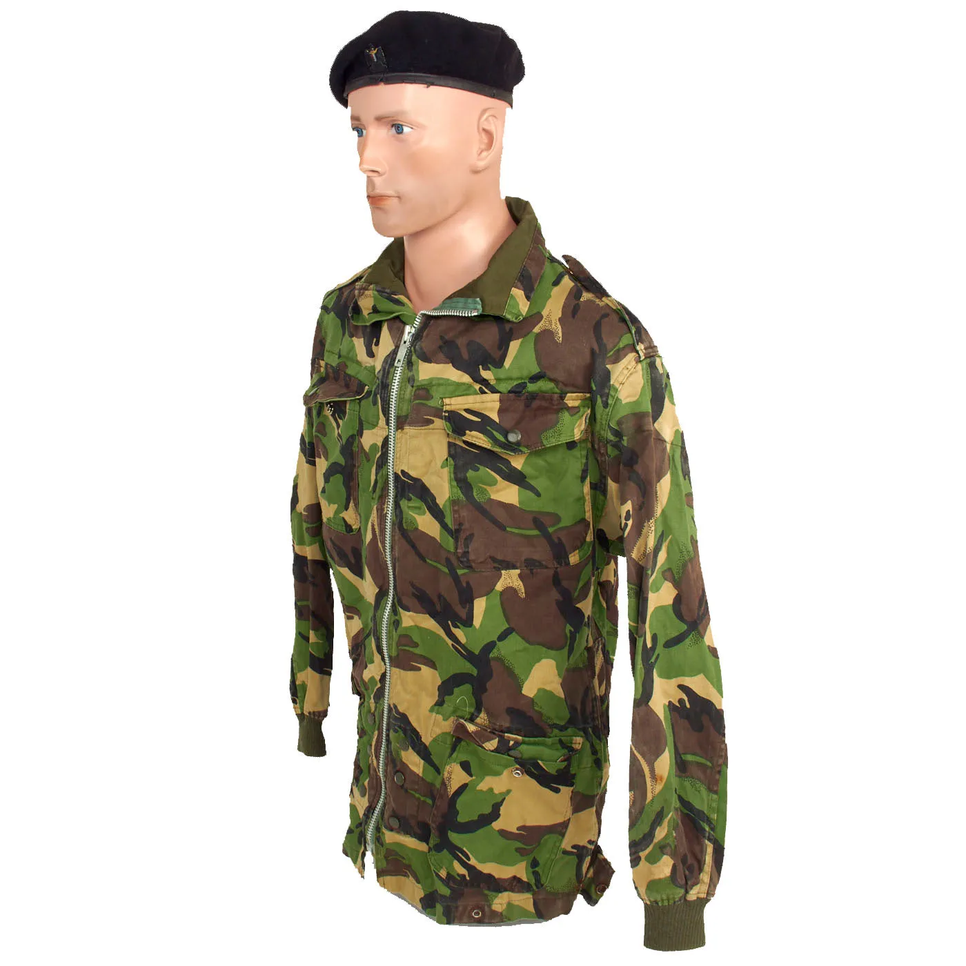 Original Persian Gulf War Iraqi Republican Guard Special Forces DPM Camouflage Dennison Jump Smock With Beret