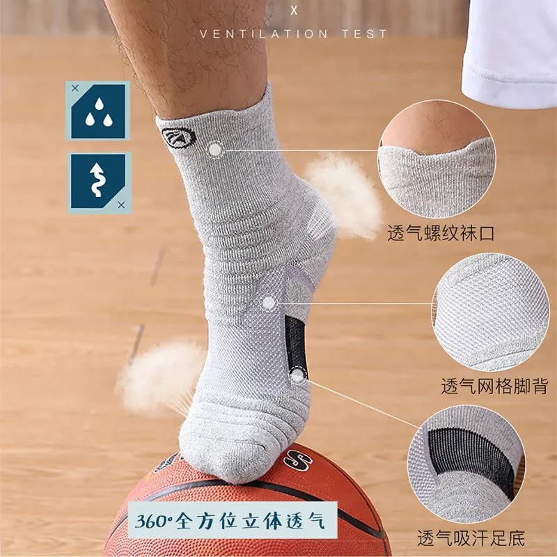 Owlkay Thickened Soft Anti Slip Sports Socks