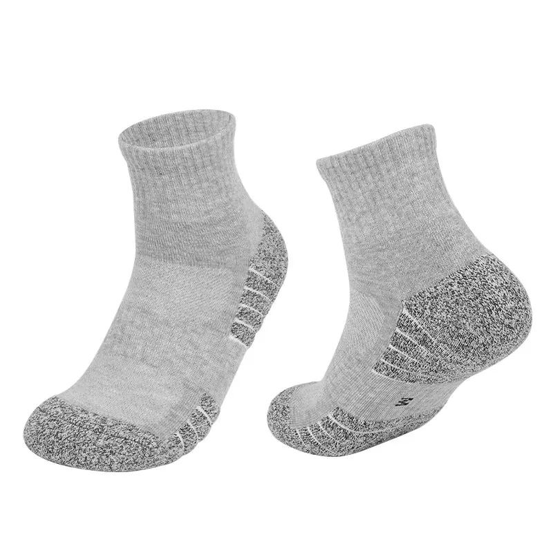 Owlkay Thickened Sweat Absorbing Mid Length Sports Running Socks