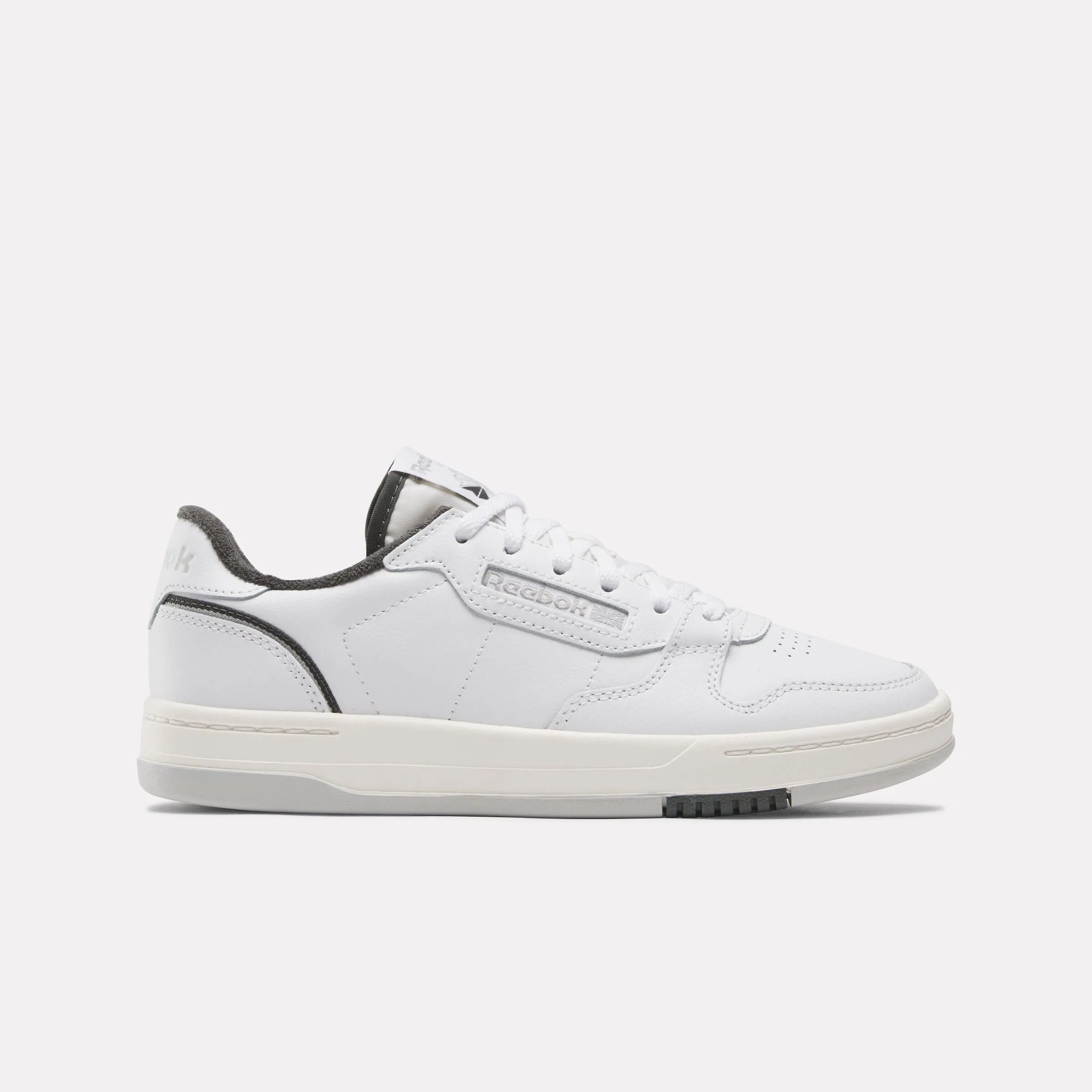 Phase Court Shoes White/White/Grey