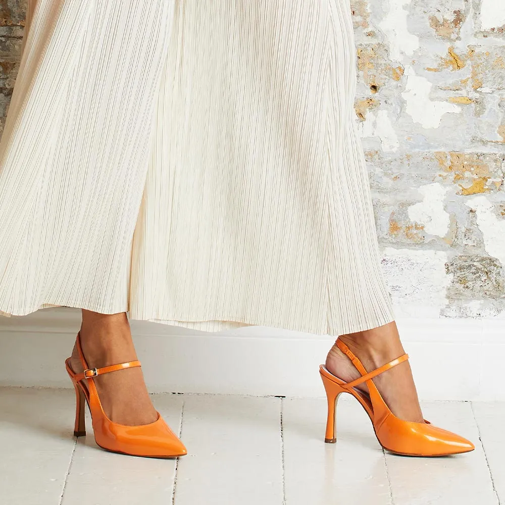 Premiere: Orange Patent Leather