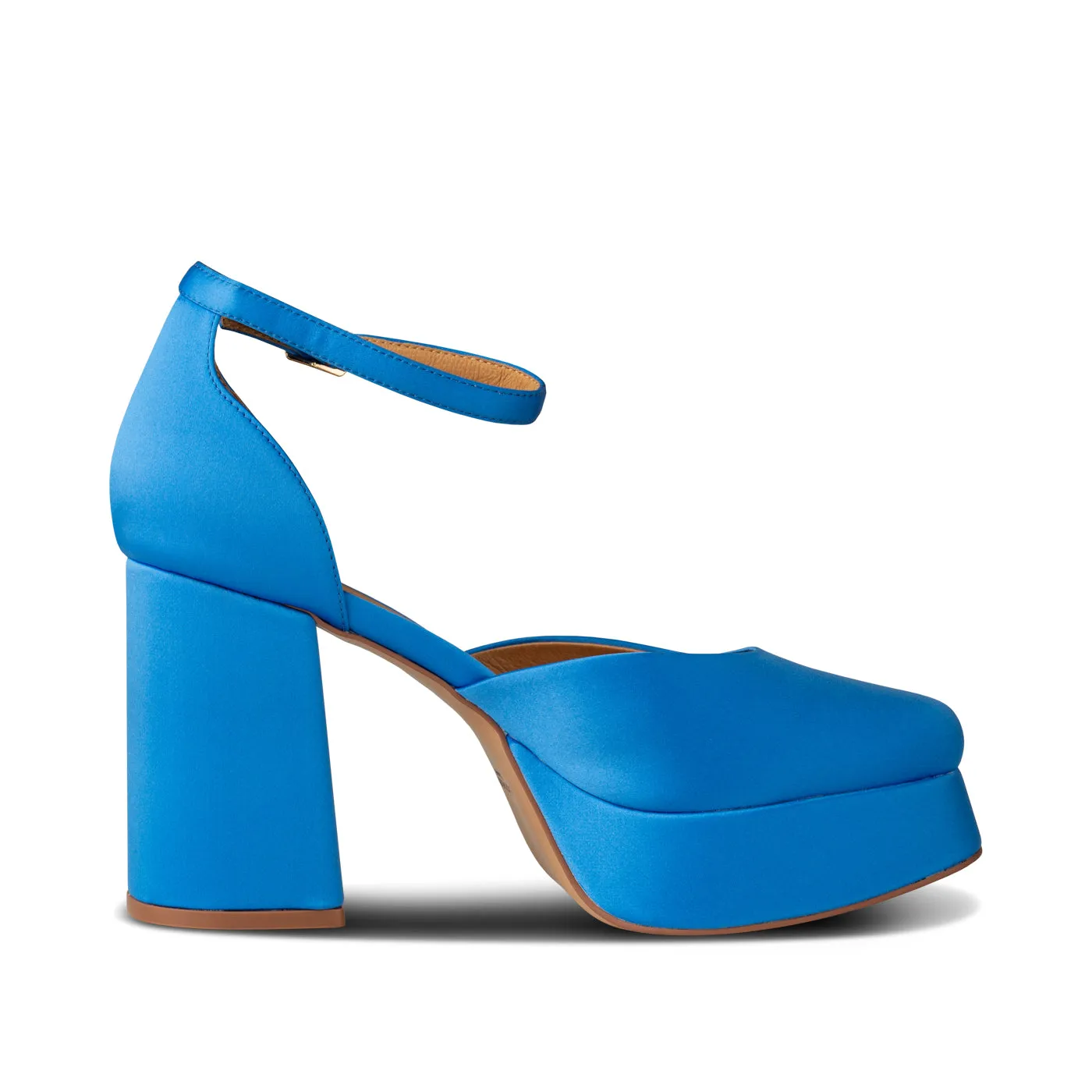 Priscilla Plateau Heel - Blue