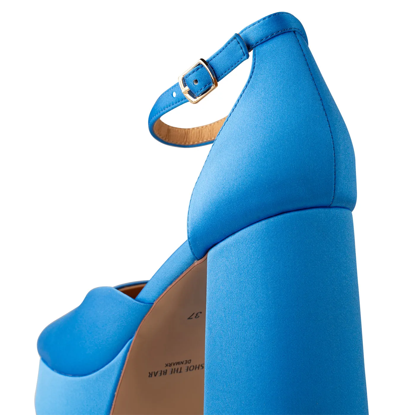 Priscilla Plateau Heel - Blue