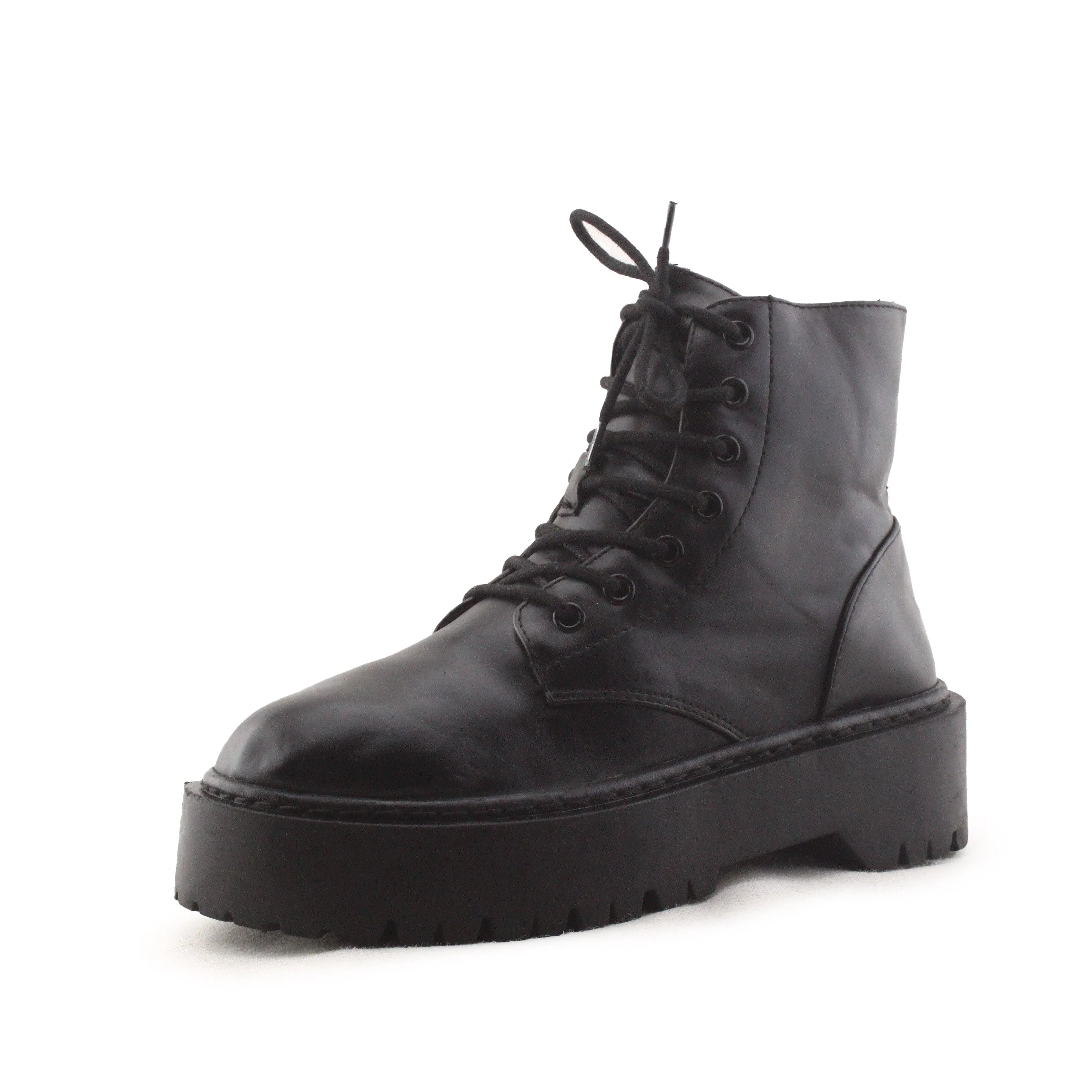 Pull & Bear Laces Combat Boots | 100% Authentic Leather