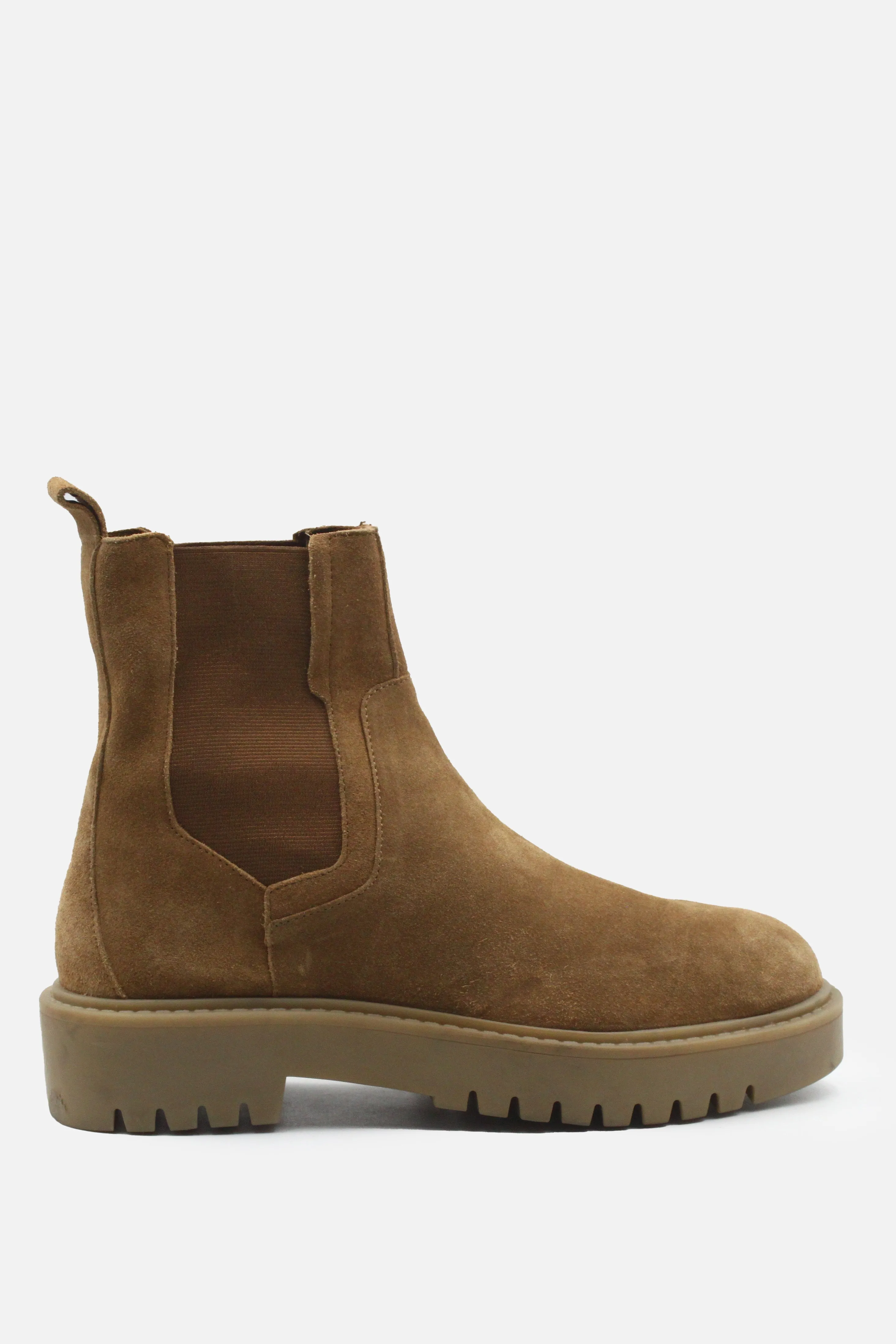 Pull & Bear Stretchable Chelsea Ankle Boots | Suede