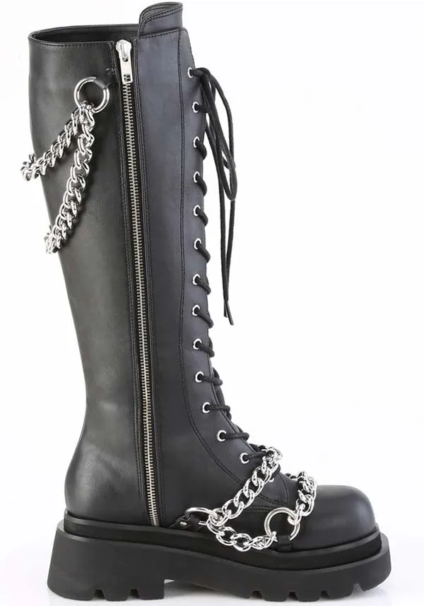 RENEGADE-215 [Black] | PLATFORM BOOTS [PREORDER]