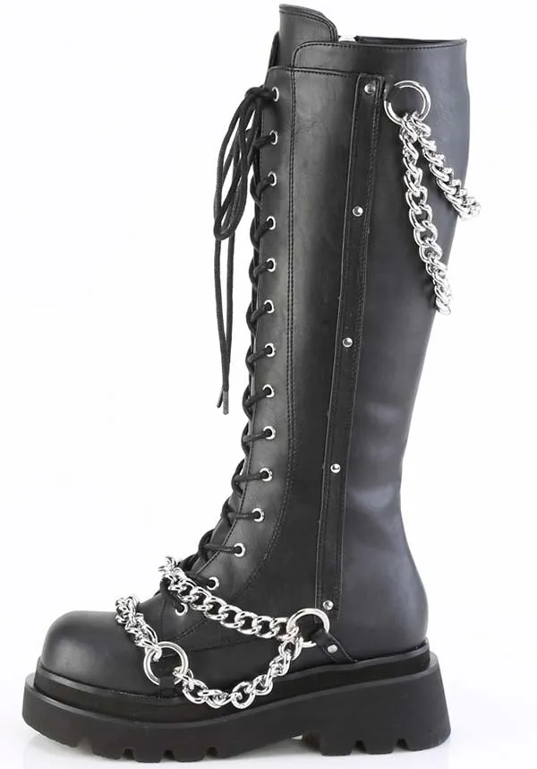 RENEGADE-215 [Black] | PLATFORM BOOTS [PREORDER]