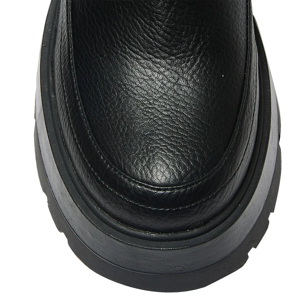 Ronan Boot in Black Smooth