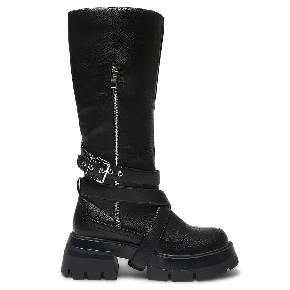 Ronan Boot in Black Smooth