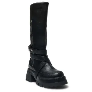 Ronan Boot in Black Smooth