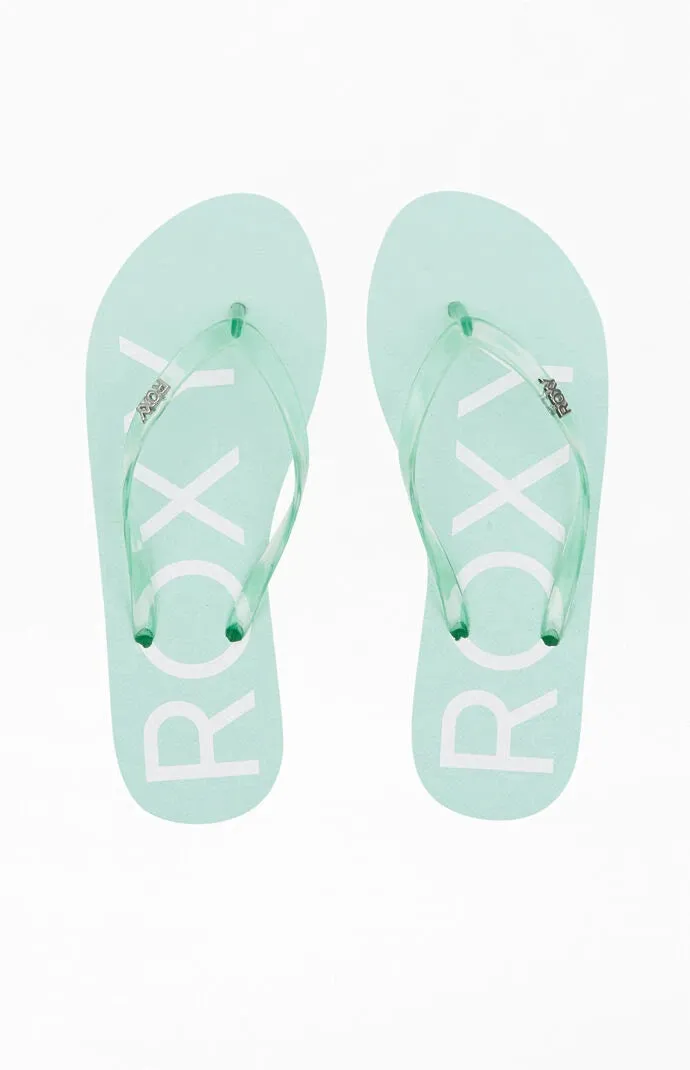 'Roxy' Women's Viva Jelly Sandal - Mint