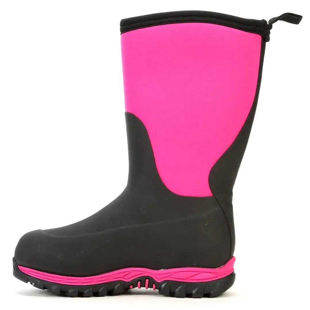 Rugged II Kids Wellington Boot - Pink/Black by Muckboot