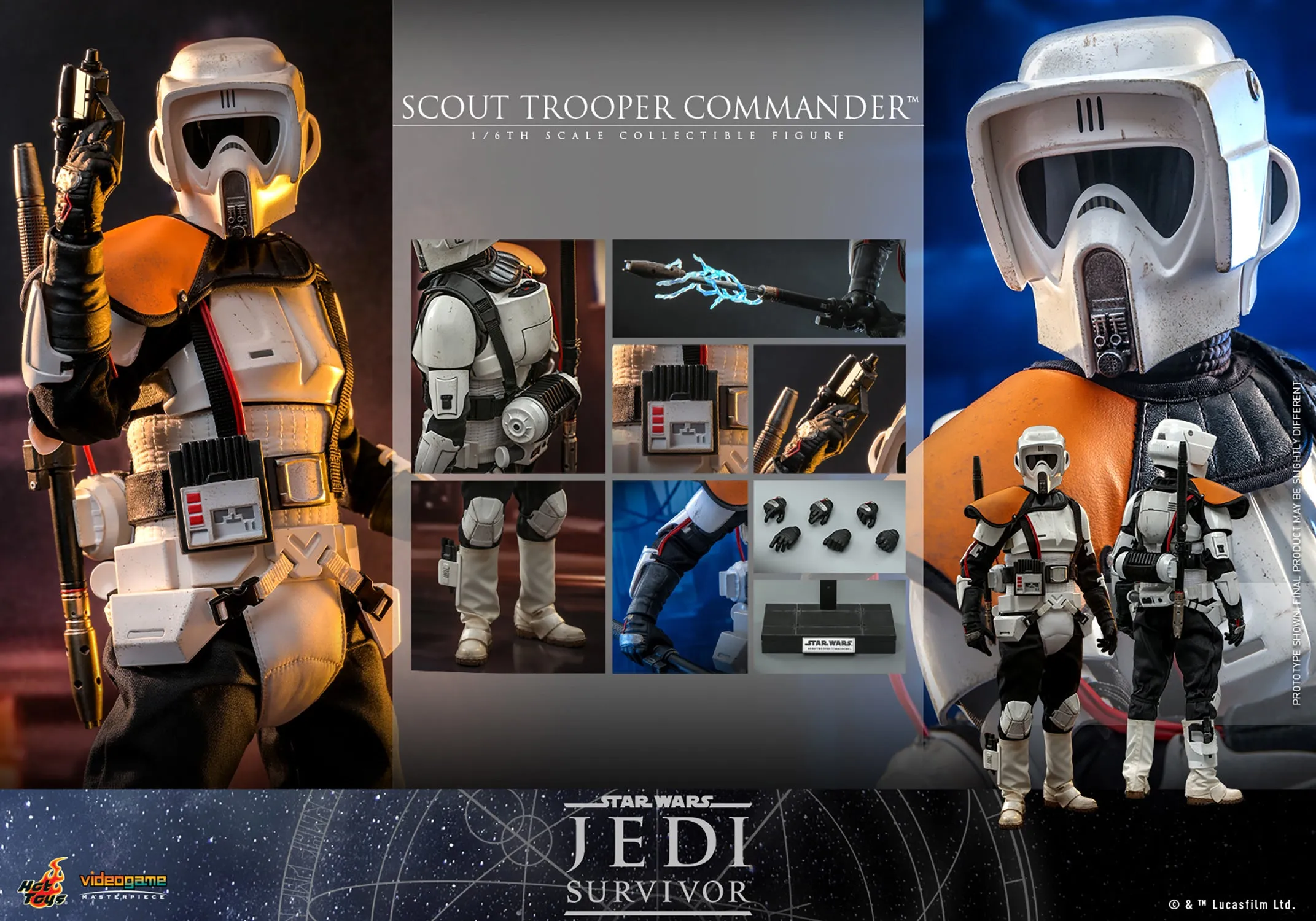 Scout Trooper Commander 1/6 Scale Figure by Hot Toys