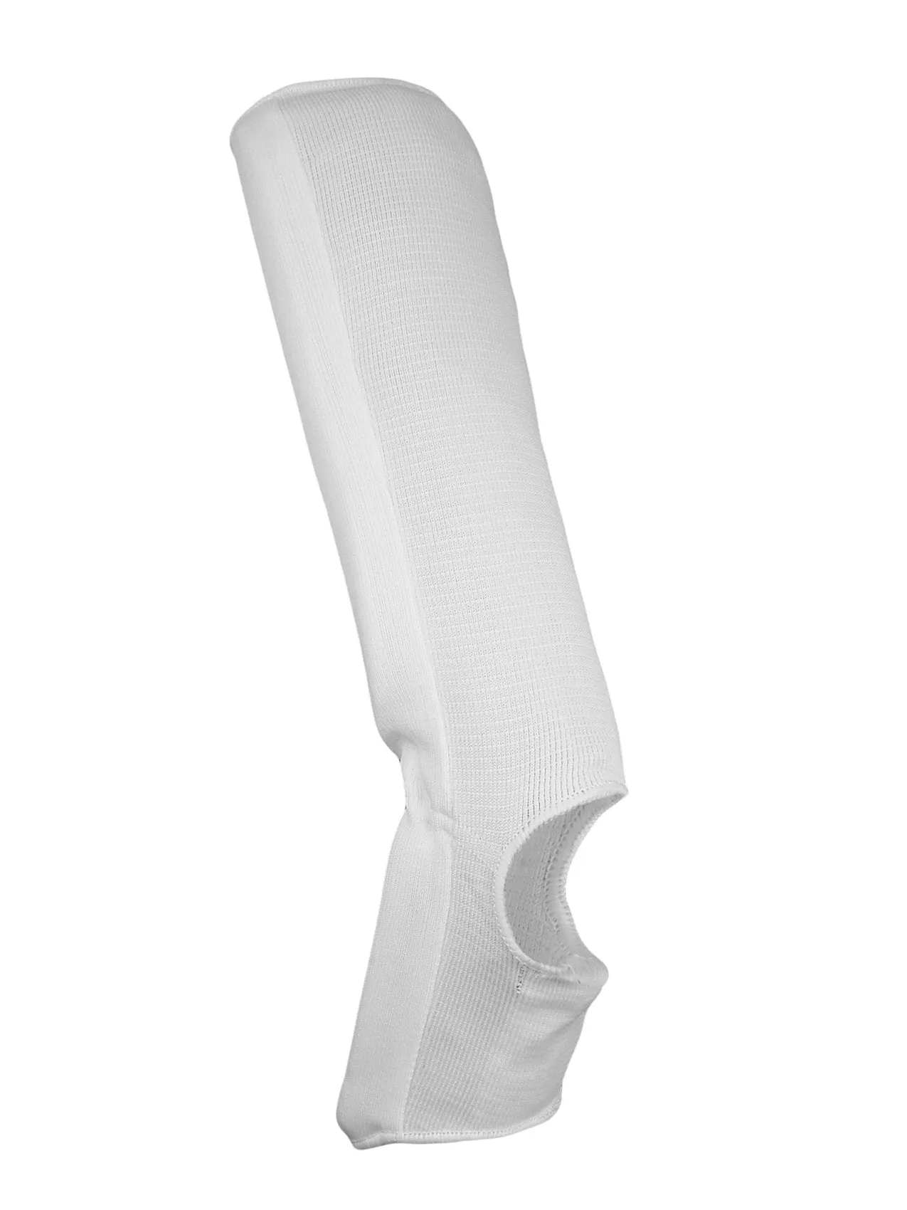 Shin Instep Guard, Cloth Regular, White