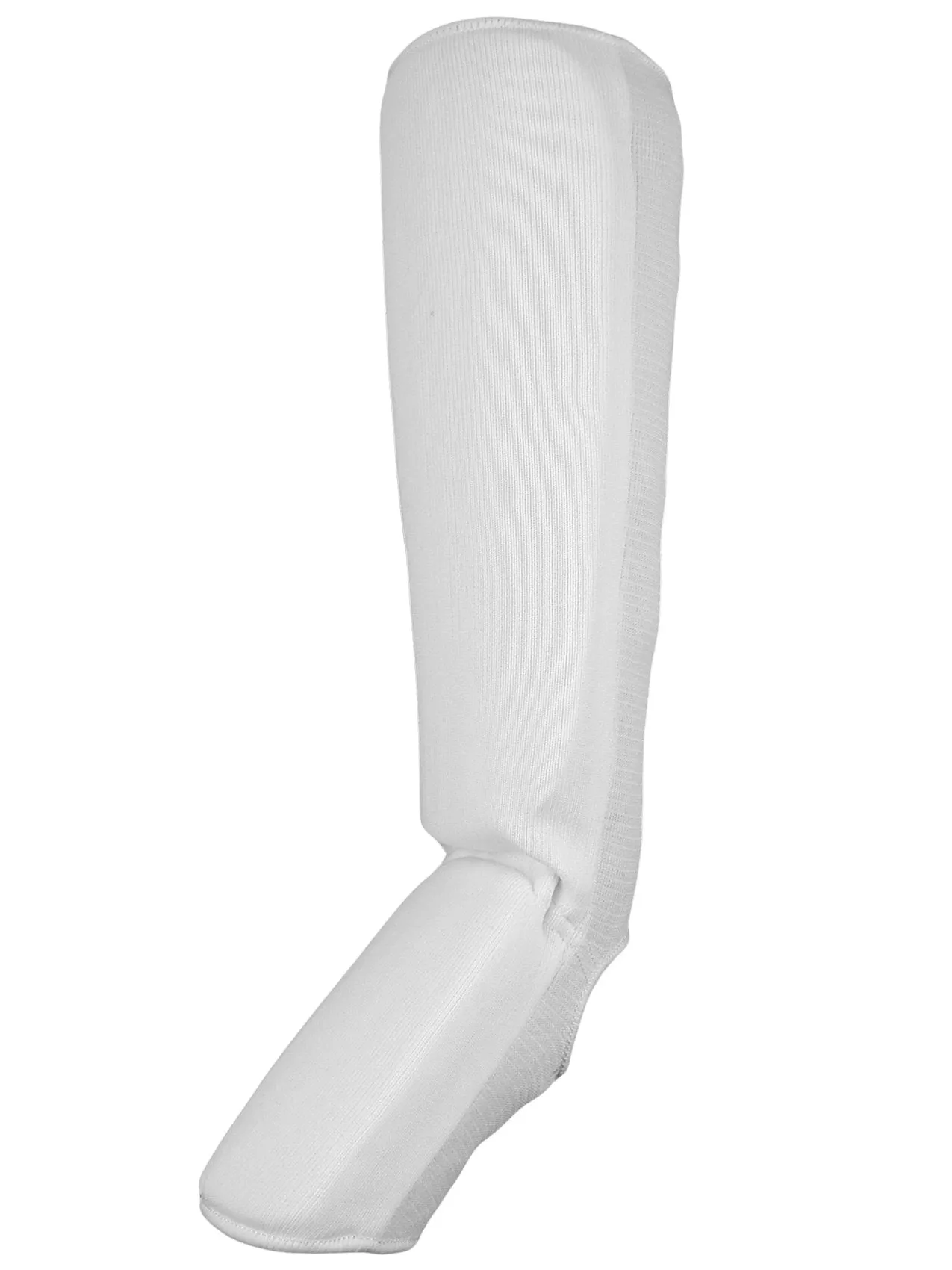 Shin Instep Guard, Cloth Regular, White