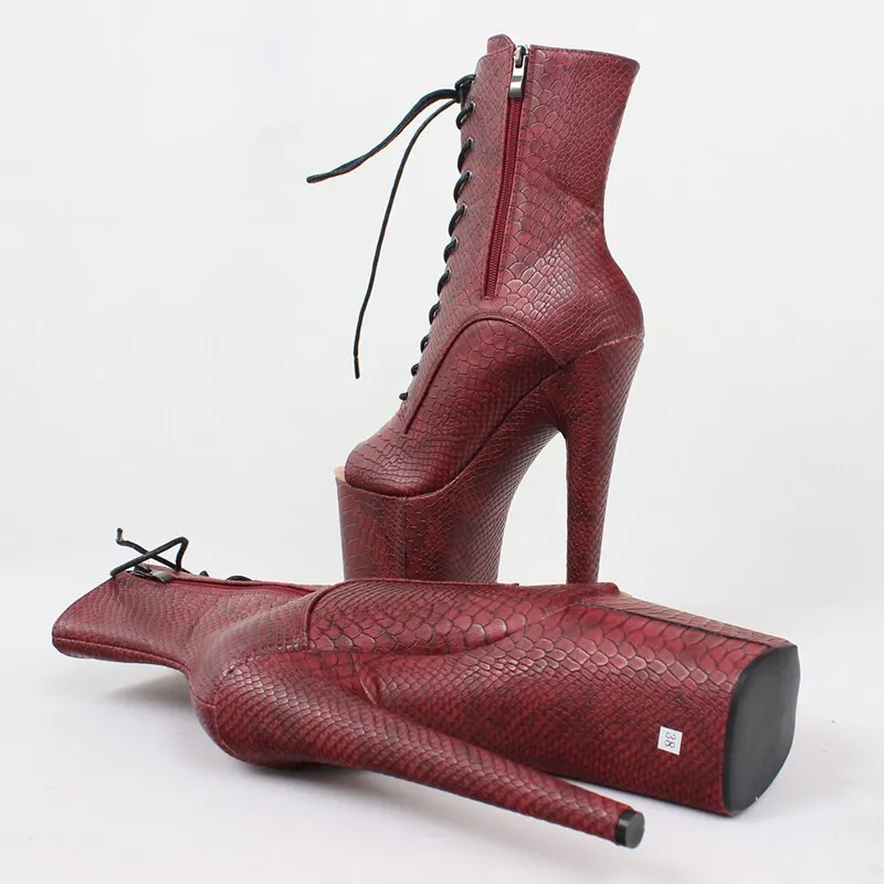 Snake Skin Peep Toe