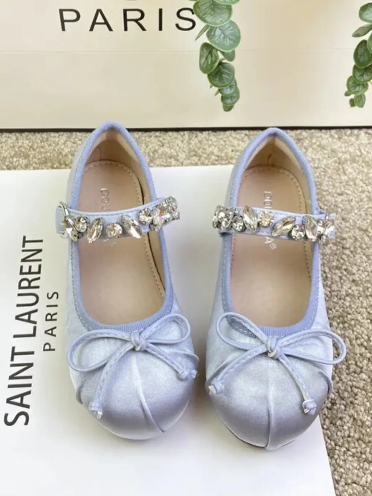 Soiree Style Satin Mary Jane Shoes By Liv and Mia